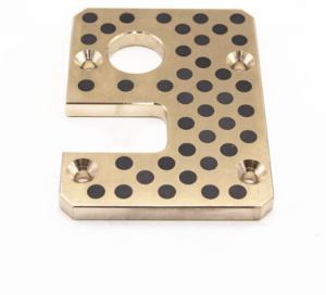 Mould & Injection Copper Self Lube Wear Plates With Graphite Inlaid Bronze