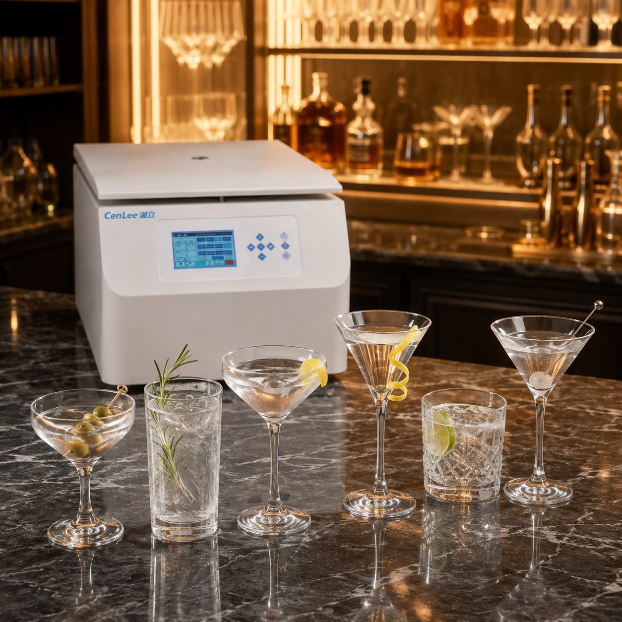 Cenlee CT550 Professional Cocktail Clarification Centrifuge 3000ml High Capacity Equipment for Bars Restaurants and Mixologists