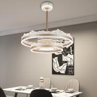 Classic Minimalist Round LED Ceiling Light Fan 240W 600mm Leafless Ceiling Fan