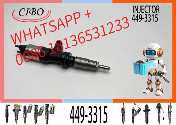 Injetor de combustível genuíno do injetor 0445120400 comuns originais do trilho 449-3315 para  E320DGC C4.4