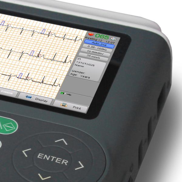 Medical Pocket Portable ECG Machine 12 Lead 3 Channel