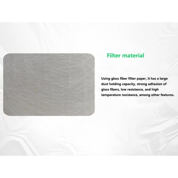 Temperature-Resistant Filter Cotton HEPA Filter For HVAC Utilizing Temperature Resistant Silicone Sealant Ensuring Effective Contaminant Removal