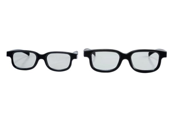 Light Plastic Passive 3D Cinema Polarized Safety Glasses ,Cheap Reald 3D Polarizer Glasses For 3D TVS