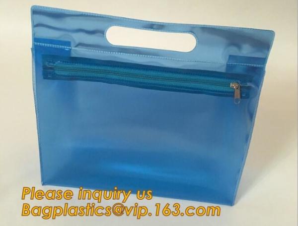 Fashion ladies travel bags PVC makeup Bag Pouches Tote Clear Transparent Cosmetic Travel Bag For Sale bagplastics bageas