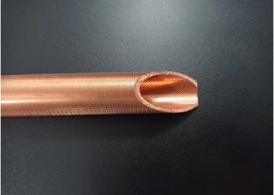 Tubulação do permutador de calor do OD 15.88mm, tubo Finned de cobre para o evaporador inundado