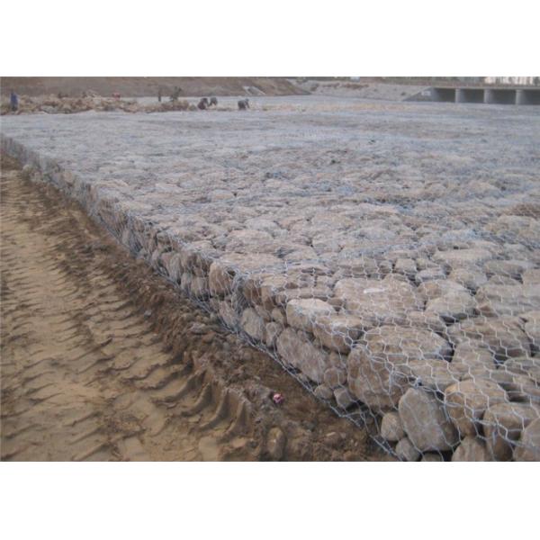 Hexagonal Mesh Double Twisted Woven Gabion Box with 60x80MM Hole Size for Gabion Basket Construction