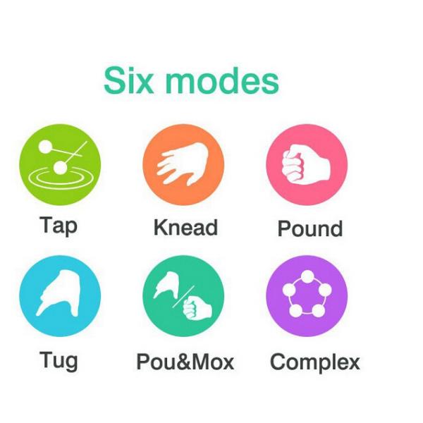 Bluetooth 4.0 Mini Therapy Massager / Full Body Muscle Massager Black White