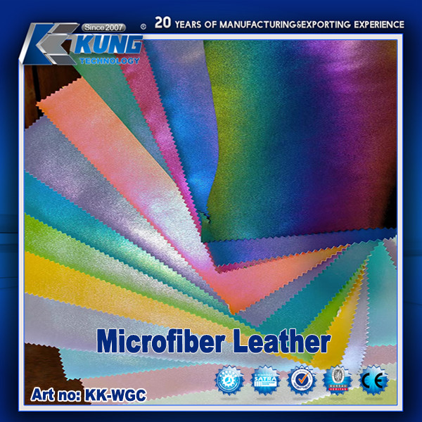 Mildewproof Leather Microfiber Shoe Material Abrasion Resistant Width 54