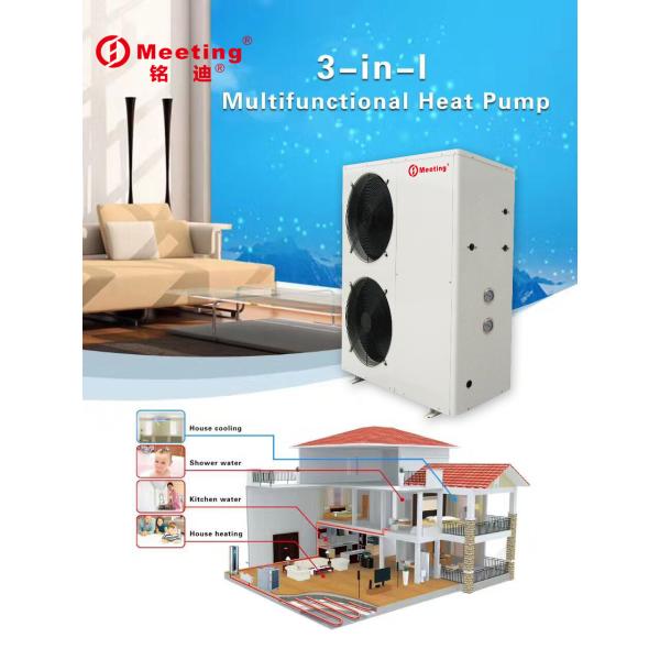 Residential Electric Air Source Heat Pump Mono Block House Heating and Cooling