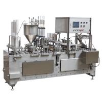 Equipamento de vedação de enchimento de copos de plástico de 3 kW de controle PLC para design leve