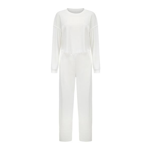 Solid Color Two Piece Sets 2XL Sportswear Tracksuits For Women