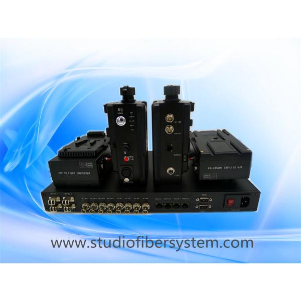 Studio camera fiber system for JVC cameras working with Datavideo MCU-100J control unit