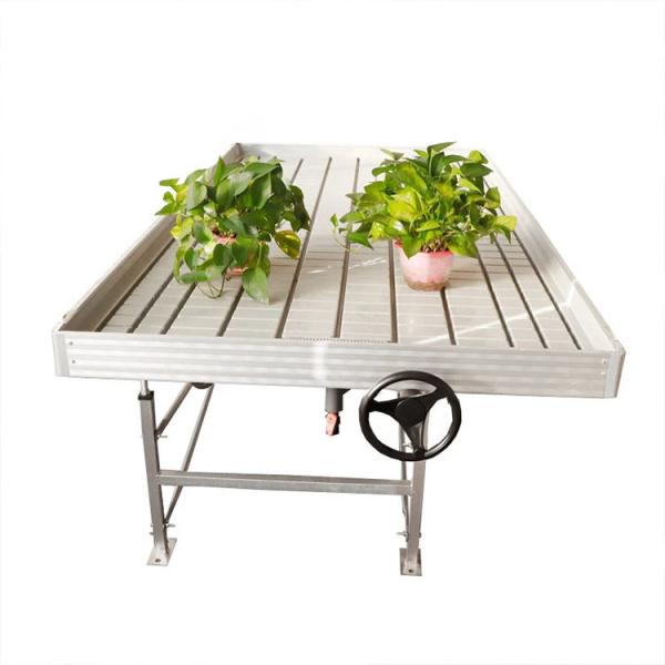 7.5 comprimento mesas rolantes de estufa até 500 N/m2 capacidade de suporte W × L 4 × 8