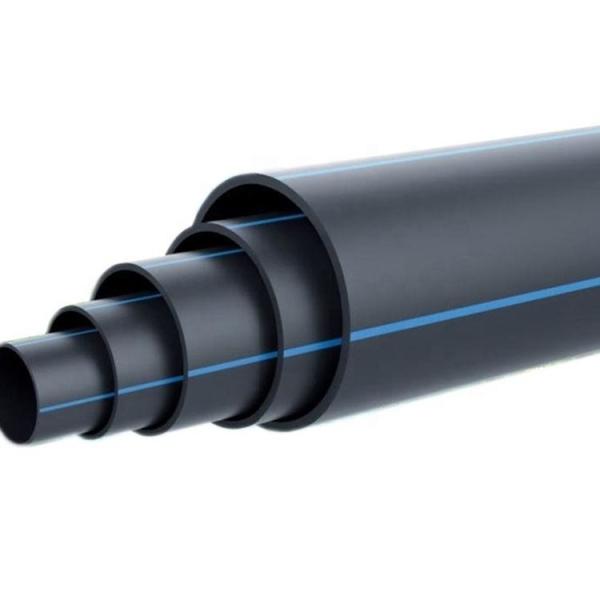 SDR11 SDR7.4 HDPE PE Pipe Potable Water Pipe 10mm 63mm Plastic Black Color