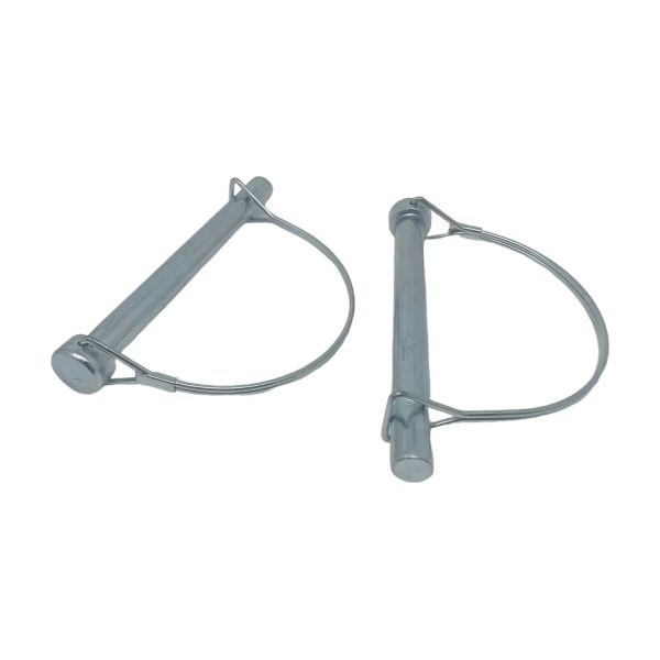 Excavator D-Type Steel Quick Release Fasteners Clevis Pin with Round Wire Lock Pull Ring Lock Catch and Spring Fasteners