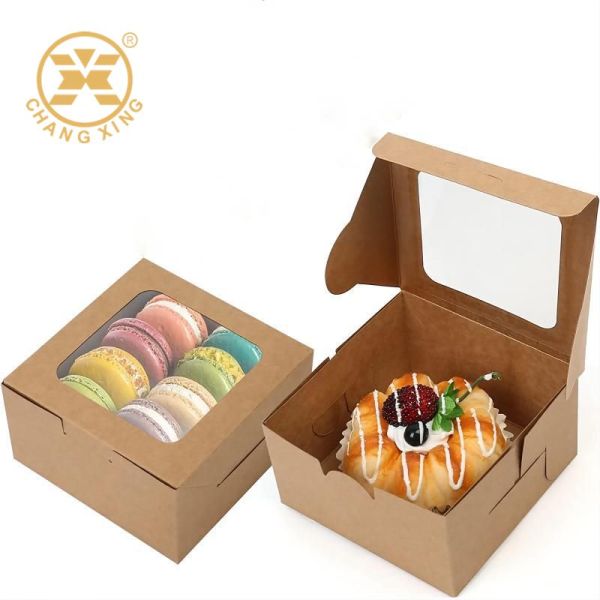 Customized White Baby Candy Packaging Cardboard Box Eco Friendly Folding Carton With Window