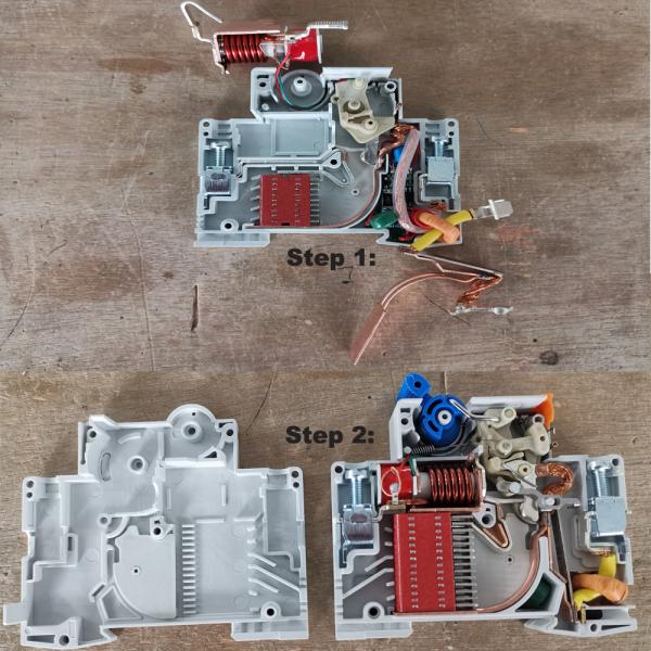 тип автомат защити цепи рельса Din 6ka RCBO с предохранением от перегрузки настоящим