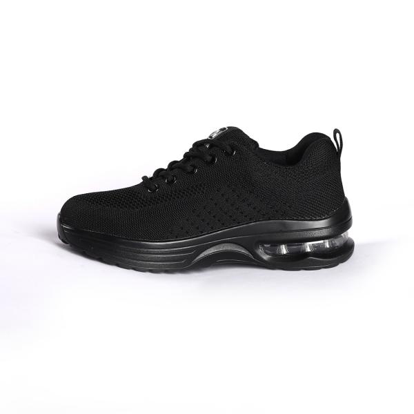 Unisex Steel Toe Leather Work Shoes Mesh Tongue Metal Eyelets Sport PU Outsole Boots Safety Shoes