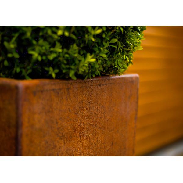 Outdoor Garden Large Corten Steel Flower Pots Planters
