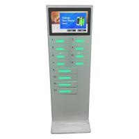 Android a basé l'écran tactile de station de chargement de batterie de téléphone portable de système avec 12 portes et plate-forme à télécommande