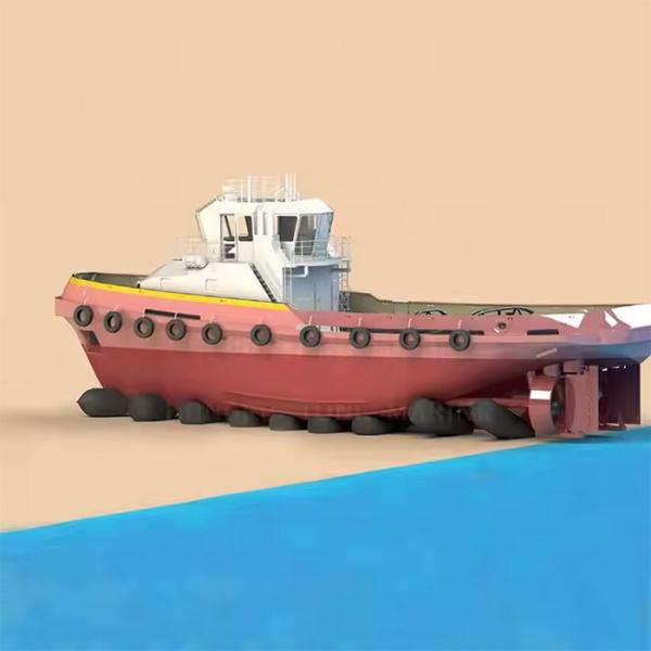 Marine Rubber Airbag Launching Balloon For Dock Land Launch Boat Vessel