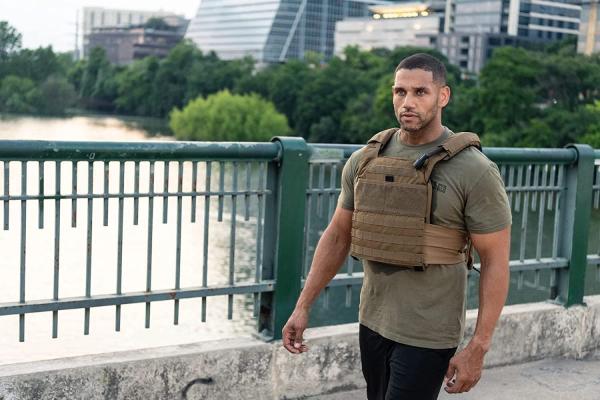 600D Nylon Custom Gun Bag Waist Tactical Trainer Weight Vest 13x10x1