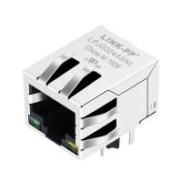 Connexion gauche simple J0024D21B de prise de connecteur femelle de la base-T RJ45 de LPJ0024ABNL 10/100