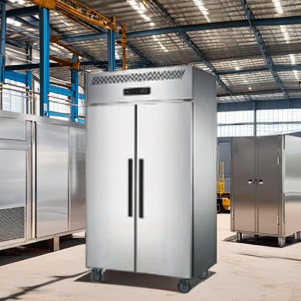 Luxury Single Temperature Control Heavy-Duty Vertical Commercial Refrigeration Equipment Double Door for New Restaurants