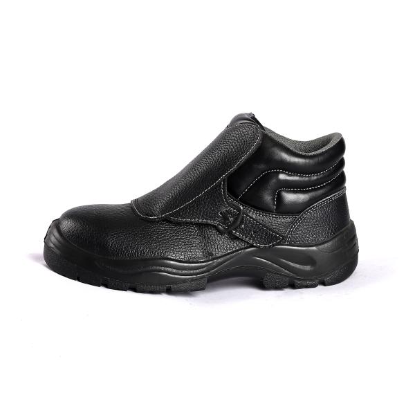 Mesh Lining Material Electrical Hazard Protection Genuine Leather Upper Of Exceptional Safety Shoes