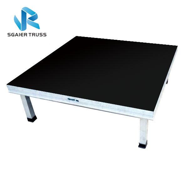 Full Loading Foldable Stage Platform , Aluminum Frame Wedding Reception Stage