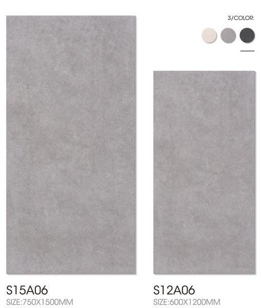 Gris clair 48 X24 Glaçage étoilé visage de bébé intérieur plancher carreaux de porcelaine pour chambre