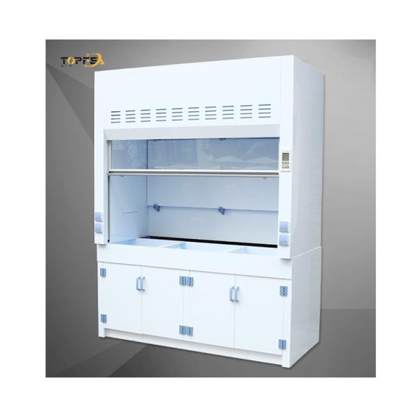 Iluminação LED Capuz de fumaça PP, Capuz de escape químico integrado