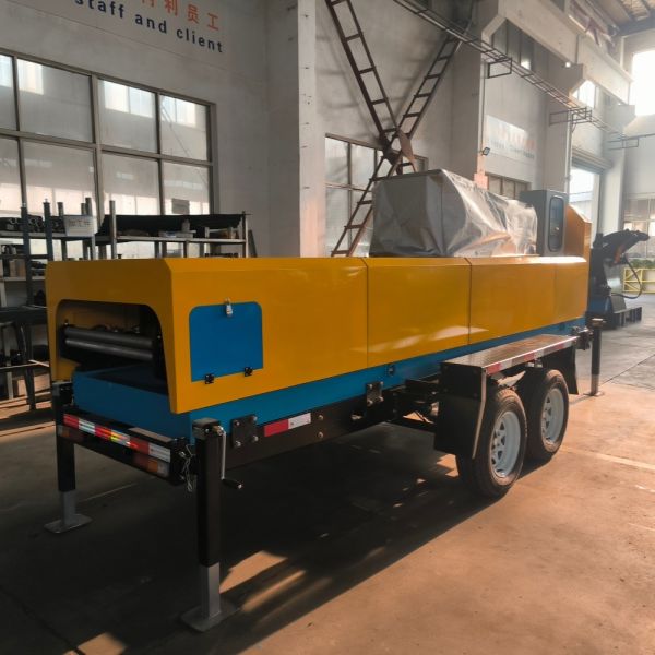 Mobile Transportable KR18 Standing Seam Roll Forming Machine Bemo Type On-Site Metal Roof Sheet