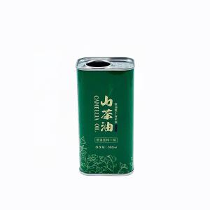 Food Grade Cooking Olive Oil In Green Tin For Empty Food Oil Products