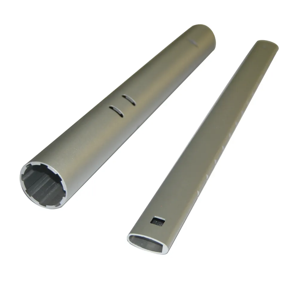 Custom Extruded Aluminum Profiles Oval Shape Tube  6061 - T6