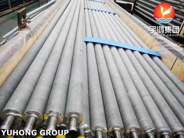 0.4mm Fin Thickness Extruded Fin Tube ASTM A179 Aluminium Strip Al1060 For Air Cooler