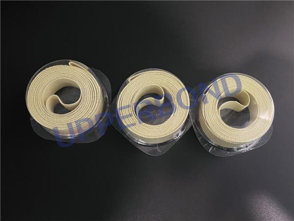 Full Coated Yellow Aramid Tape Heat Resistance Conveying Tobacco Making Machine