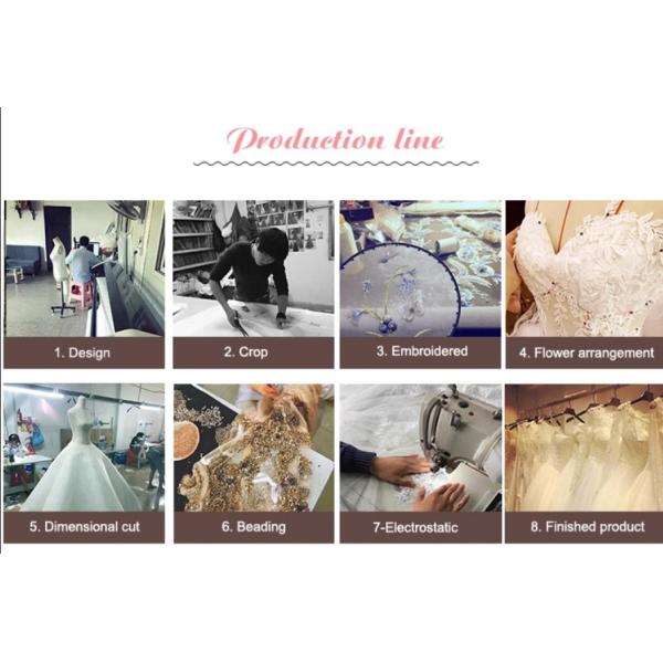 Hand Beading Long Evening Gowns , Elegant Engage Mermaid Wedding Dress