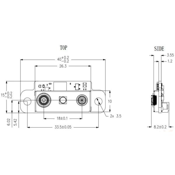 2MP Dual Face Recognition UART Camera Module With USB Interface