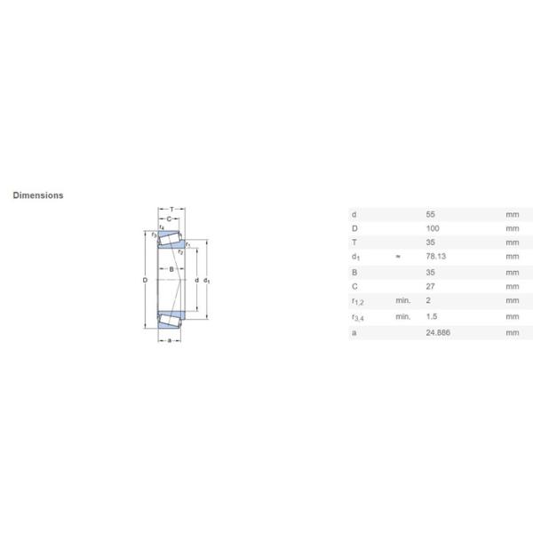 Bar And Rod Mills Taper Rolling Bearing , High Speed Roller Bearings HR33211J
