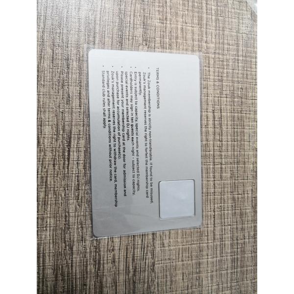 Карта Nfc N-tage213 обломока контакта Rfid почищенная щеткой металлом для двери