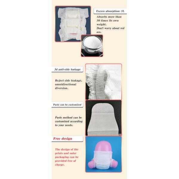 CE ISO BV сертифицированные одноразовые детские подгузники