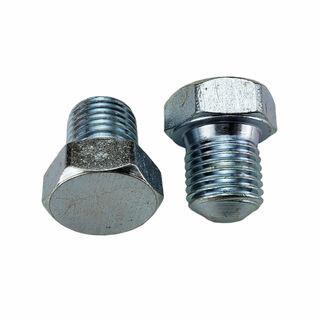 DX3711 M14-1.5 Oil Plug Zinc Plated Carbon Steel Brass