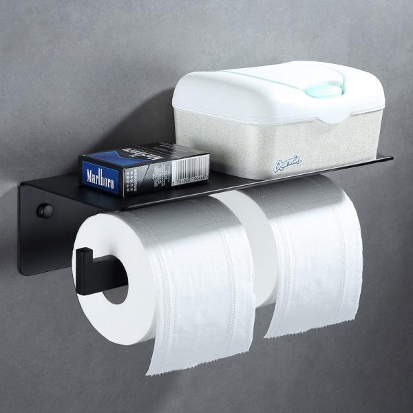 Single Matte Toilet Roll Storage Holder Stainless Steel Toilet Roll Holder