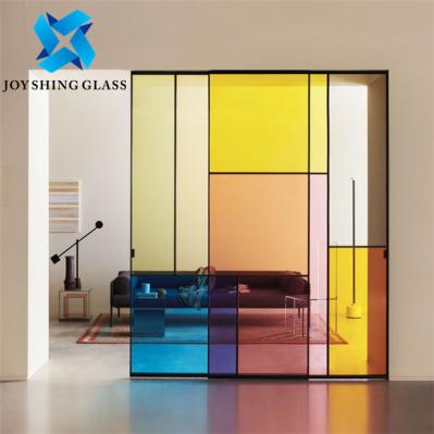 Vidro verde azul 3mm-12mm de Grey Pink Bronze Tinted Float para a construção