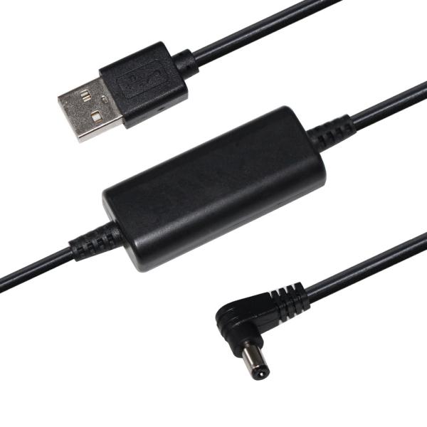 1.5m 2m USBから12Vステップアップ変換ケーブル 5521MMジャック