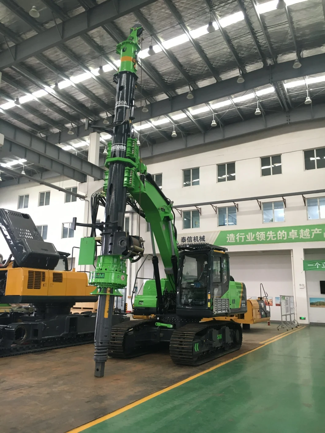 KR50A - 16 Earth Auger Piling Rig Machine Drill Bagger Working Speed 40rpm.