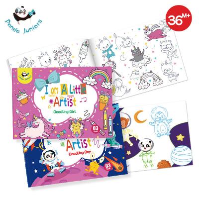 Imaginative Toddlers Coloring Book Children'S Drawing Book Matt Lamination