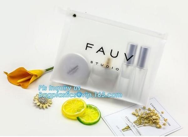 slider Zip lockk pvc travel cosmetic bag, Cartoon Kid Handbag Pu Cheaper Plastic Zipper Slider Clear Pvc Bag, slider zippe