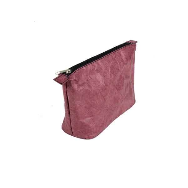 Portable Tyvek Cosmetic Bag With Zipper , Cosmetic Travel Bag Environmental Friendly